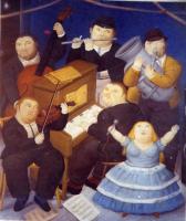 Botero, Fernando - Abstract oil painting.